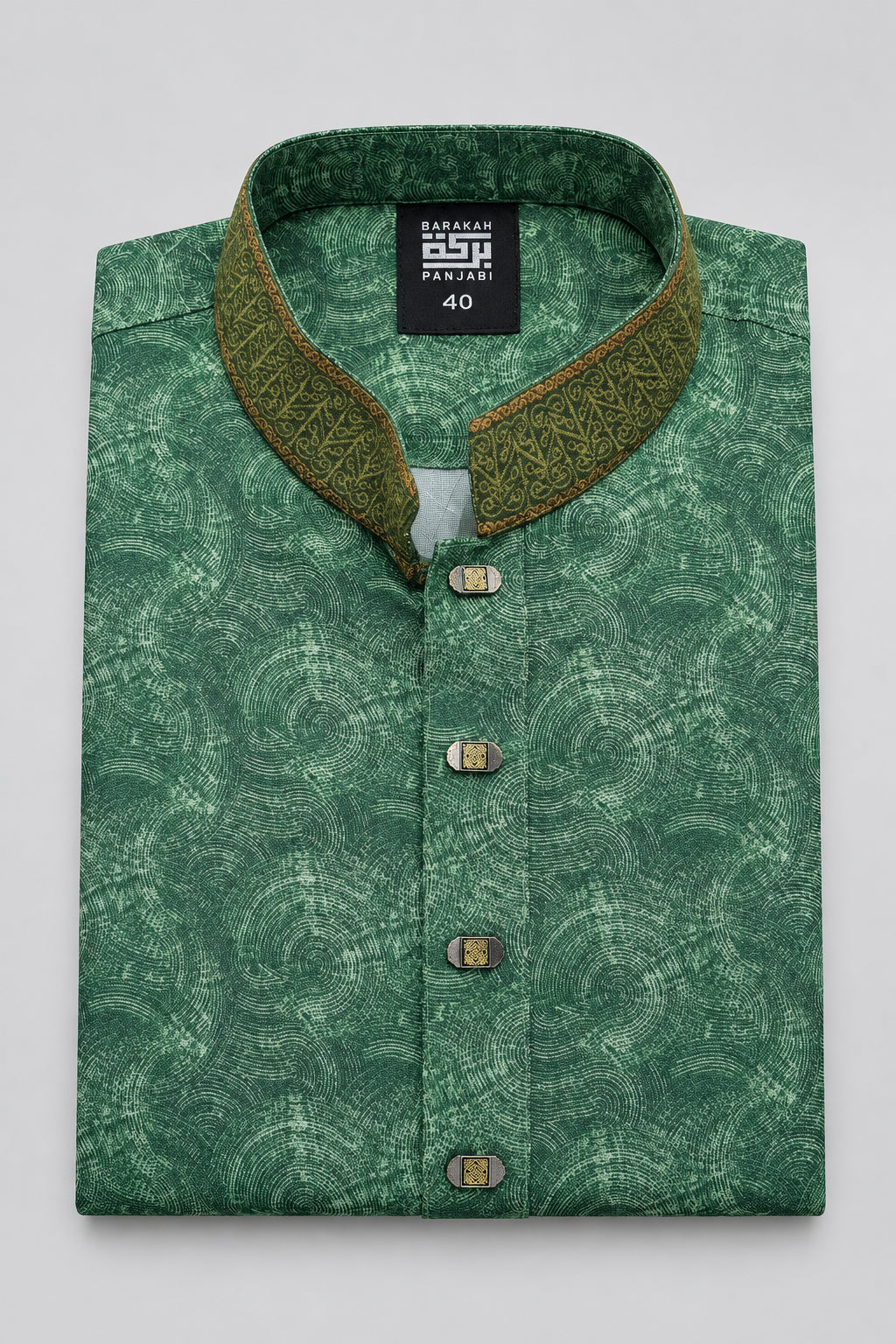 CROP CIRCLE GREEN PANJABI, ক্রপ সার্কেল সবুজ পাঞ্জাবি
