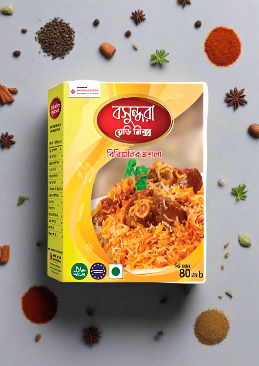 Bashundhara Biriani Masala 40g বসুন্ধরা বিরিয়ানি মসলা