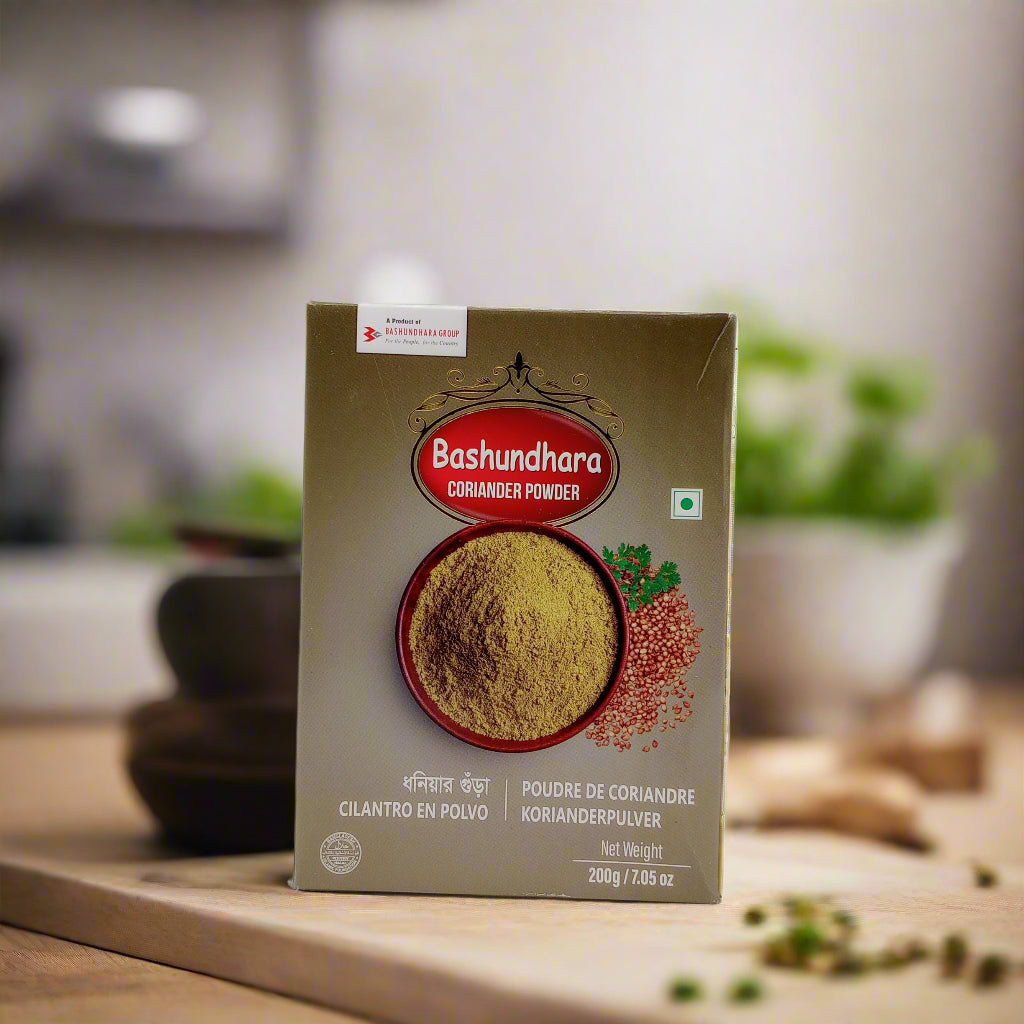 Bashundhara Coriander Powder 200g/ Coriandolo / Dhania / দানিয়ার গুঁড়