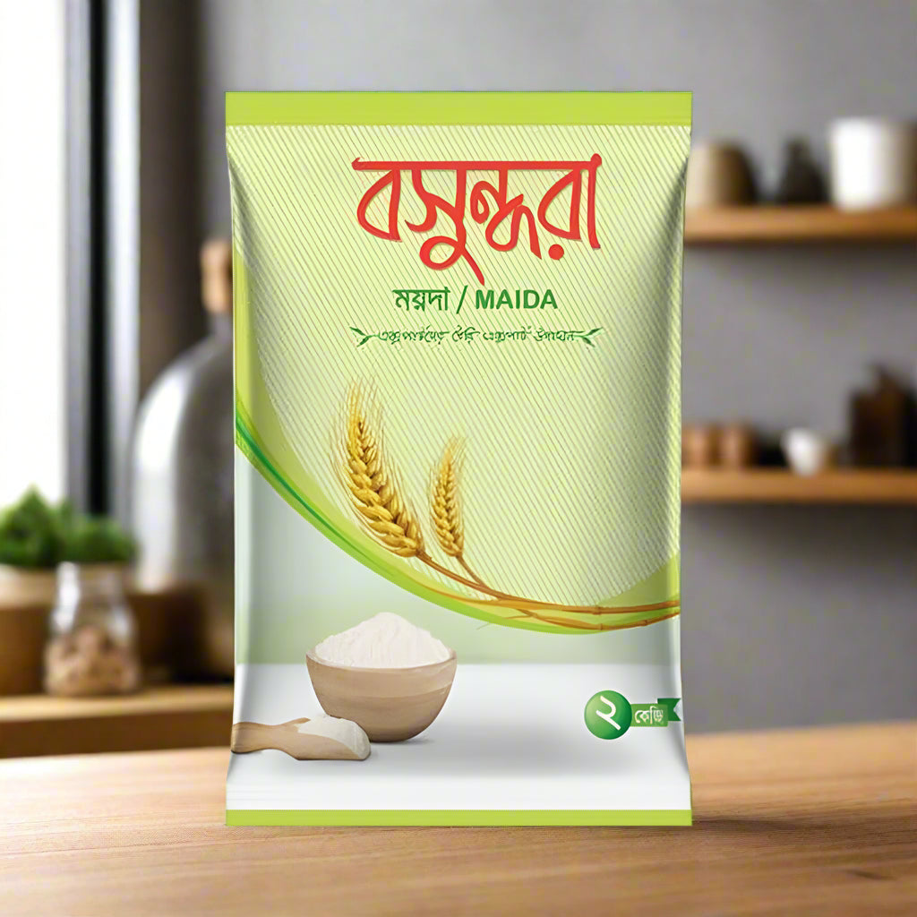 Bashundhara Maida/Farina-00 2kg বসুন্ধরা ময়দা