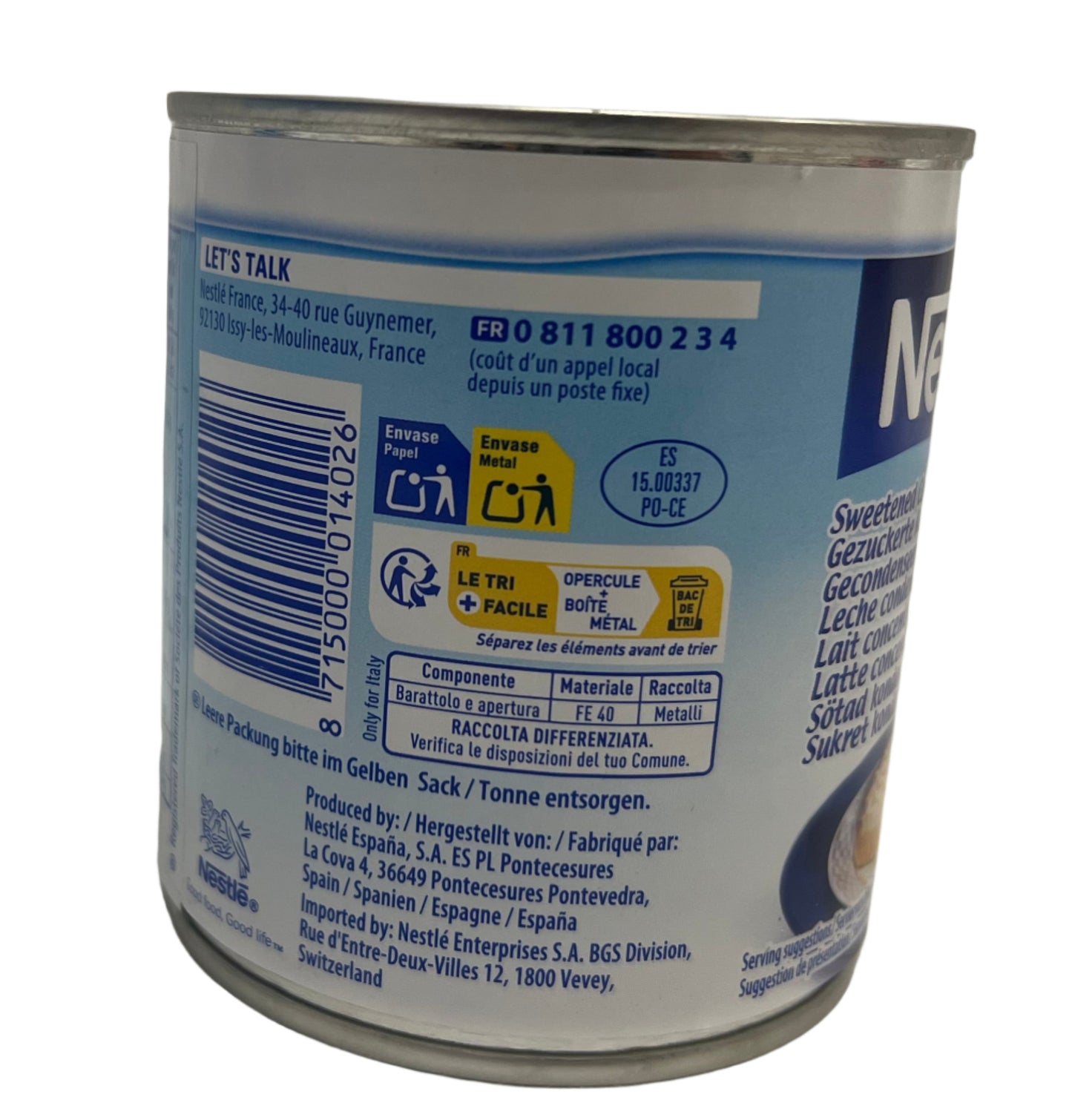Nestle Condensed milk কনডেন্সড মিল্ক