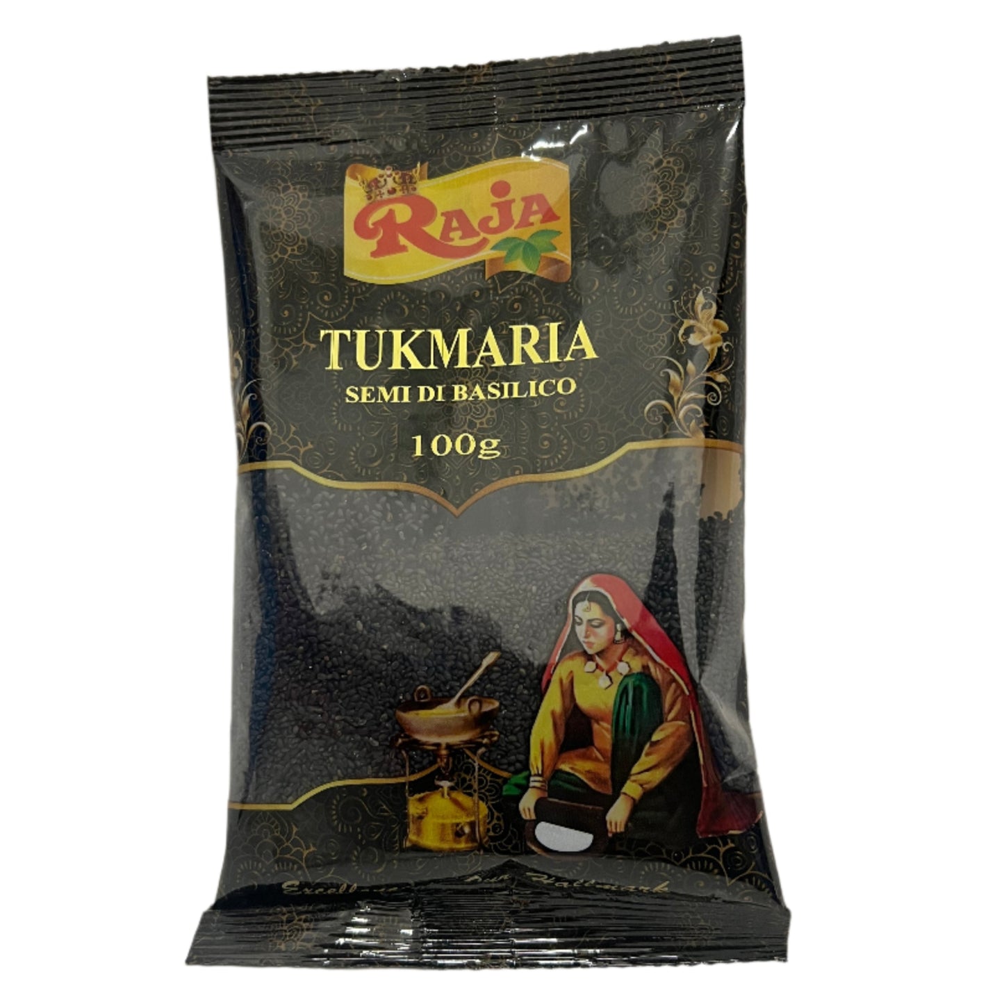 Tukmaria/ Tukma Dana/ Semi Di Basilico/ Basil Seeds 100g তুকমাদানা