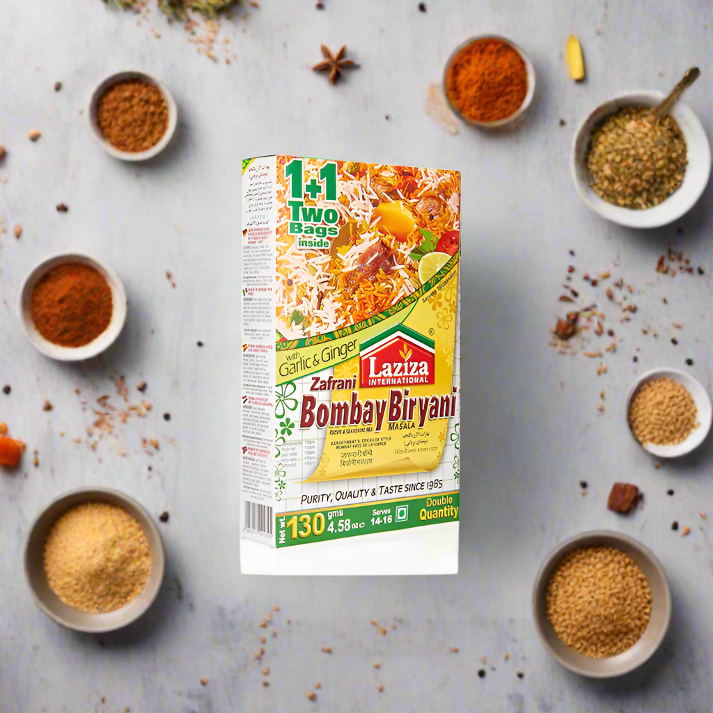Laziza Zafrani Bombay Biriani 130g লাজিজা জাফরানি বোম্বে বিরিয়ানি মসলা