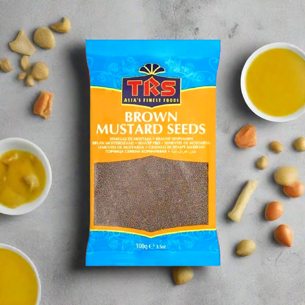 TRS Mustard Seeds Brown/Shorisha dana 100g বাদামী সরিষার বীজ