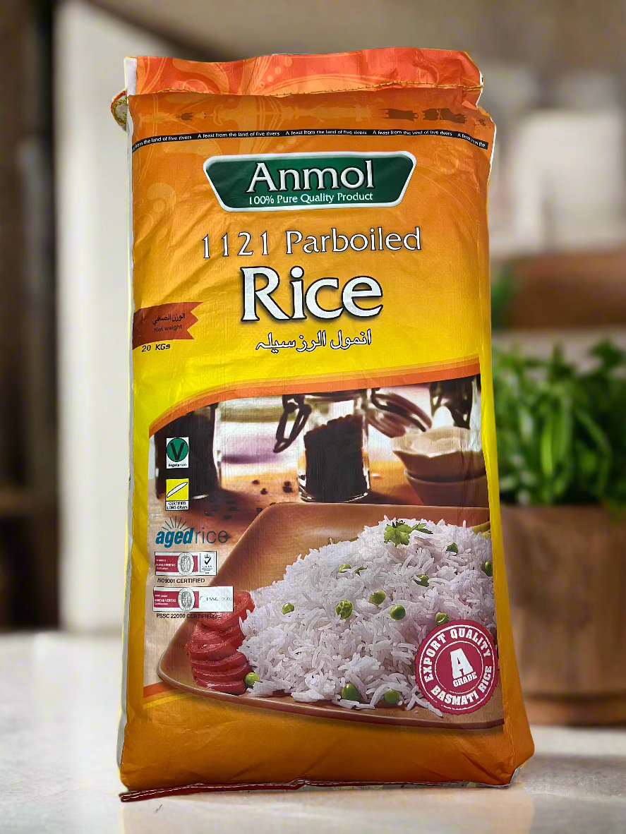 Anmol 1121 sella riso basmati parboield 20kg
