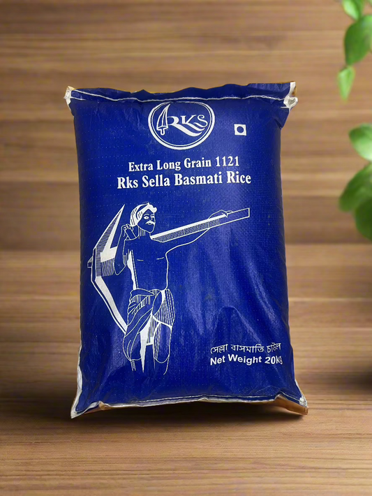 20 kg Basmati chal 1121 বাসমতি চাল ১১২১ সেল্লা। Basmati Rice/ Riso basmati
