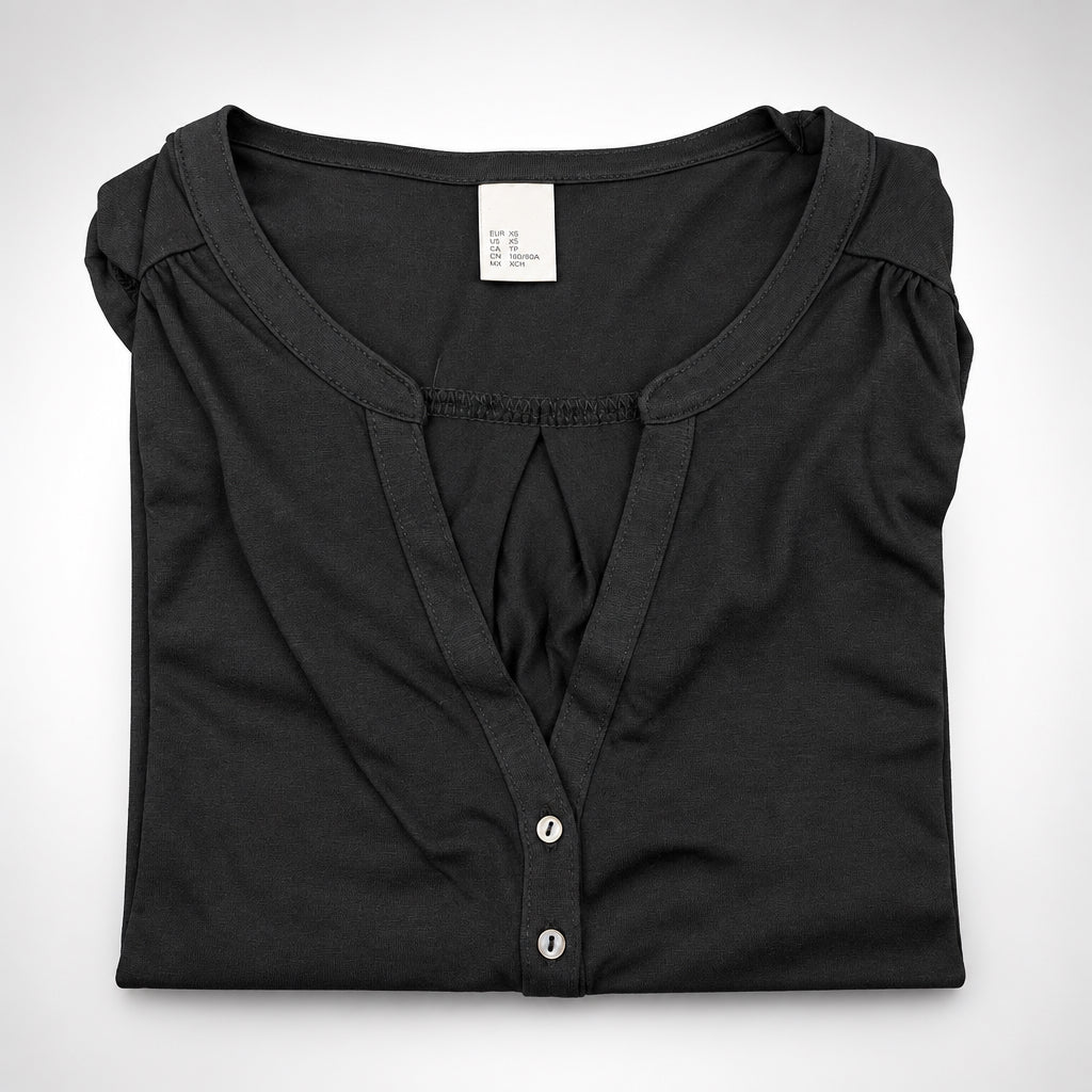 Ladies full sleeve cotton black shirt লেডিস ফুল হাতা ইনার গেঞ্জি