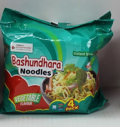 Bashundhara Noodles vegetable pcs*4 বসুন্ধরা নুডুলস ভেজিটেবল