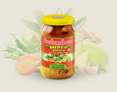 Bashundhara Mix Pickle/ Mixed Achar 400g বসুন্ধরা মিক্সড আচার