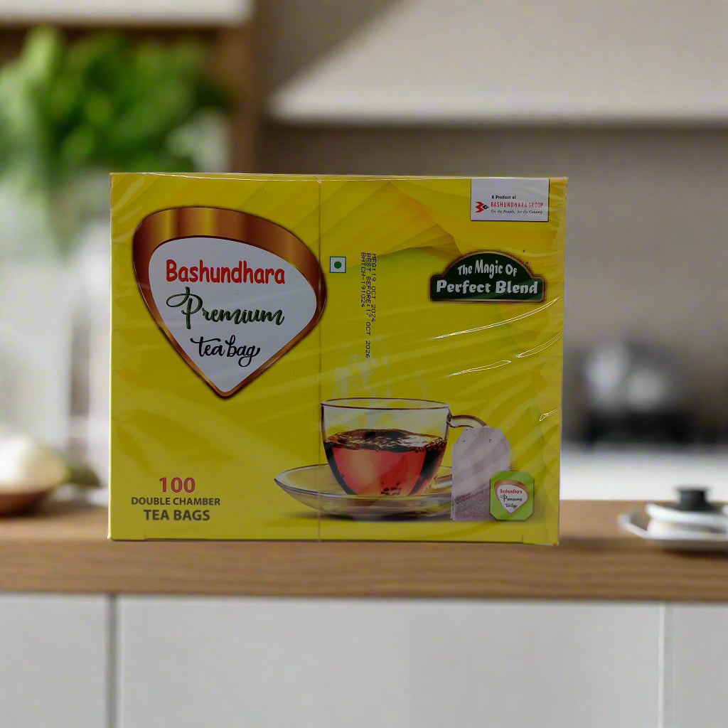 Bashundhara Premium Tea Bag/cha 200g   বসুন্ধরা প্রিমিয়াম টি প্যাক