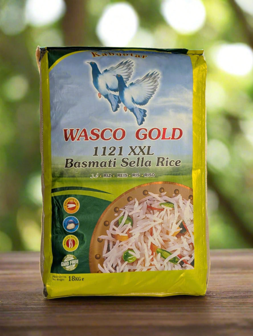 Wasco Gold *1121* Basmati Rice Kobutor Brand 18kg বাসমতী চাল / ভাতের চাল