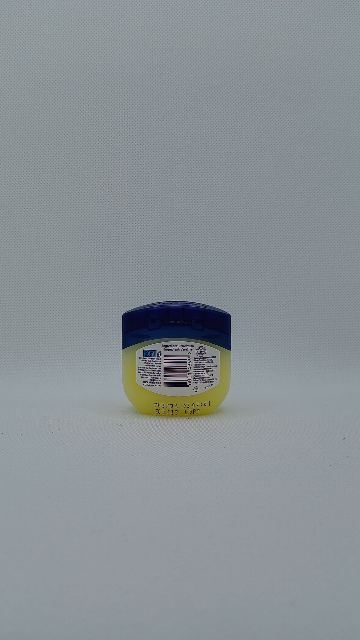 Vaseline Blue seal/ Vaselina gelatina di petrolio originale/ Veglin/ Vasline 50ml ভেজলিন পেট্রোলিয়াম জেলি
