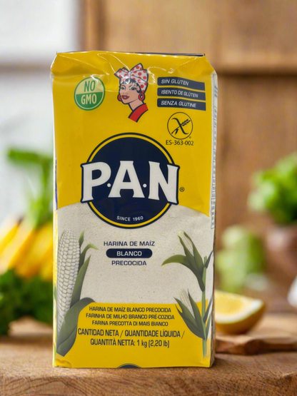 Pan harina di maiz Semolina farina di mais bianco 1 kg
