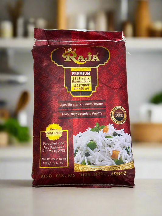Raja premium 1121 riso basmati sella 18 kg