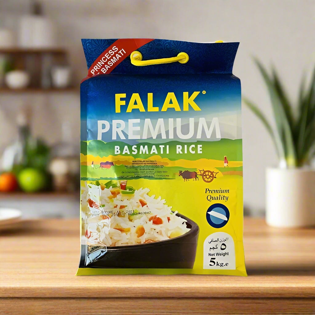 Falak Basmati Rice/ Riso Basmati/ chal- 5kg ফালাক বাসমতী চাল/ বিরানির চাল