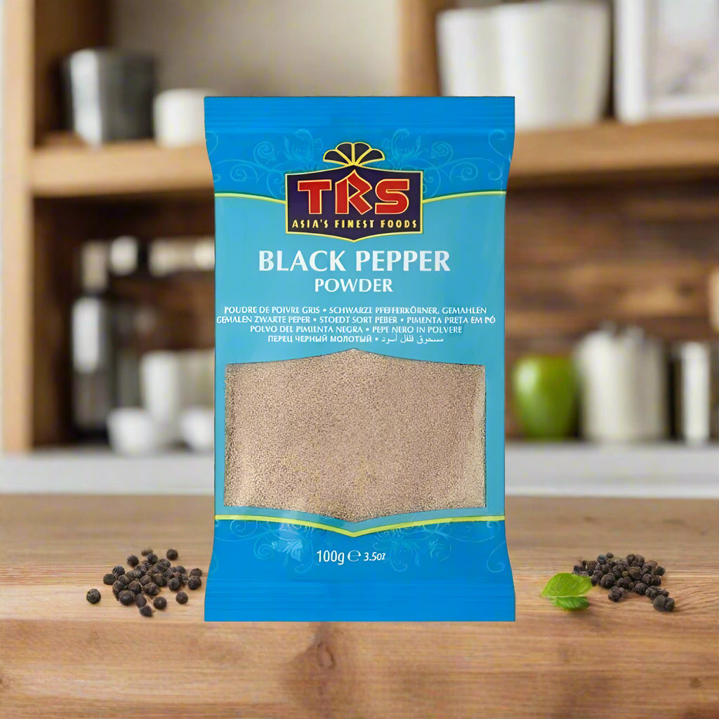 TRS Black Pepper powder/Gul/ Gol morich/ Pepe Nero polvere 100g কালো গোল মরিচ