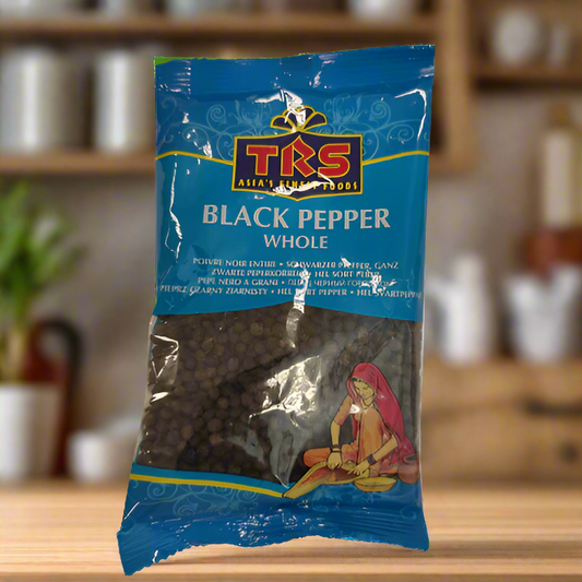 TRS Black Pepper Whole/ Gol Morich/ Pepe Nero (100g) গোল মরিচ (কালো-আস্ত)