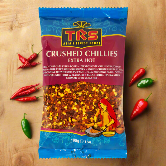 TRS Chilli Crushed Extra Hot/ Shukna/ Sukna Morich gura 100g শুকনা মরিচের গুঁড়া