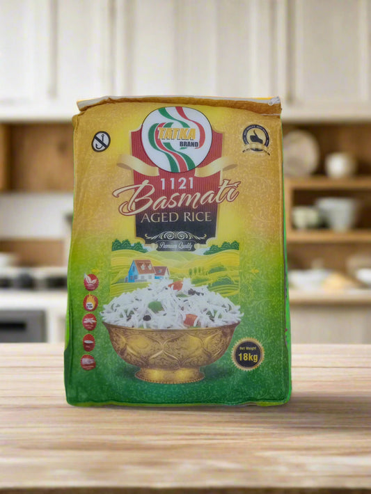 Tatka 1121 Basmati Aged Rice/ Riso basmati 18g টাটকা বাসমতী চাল