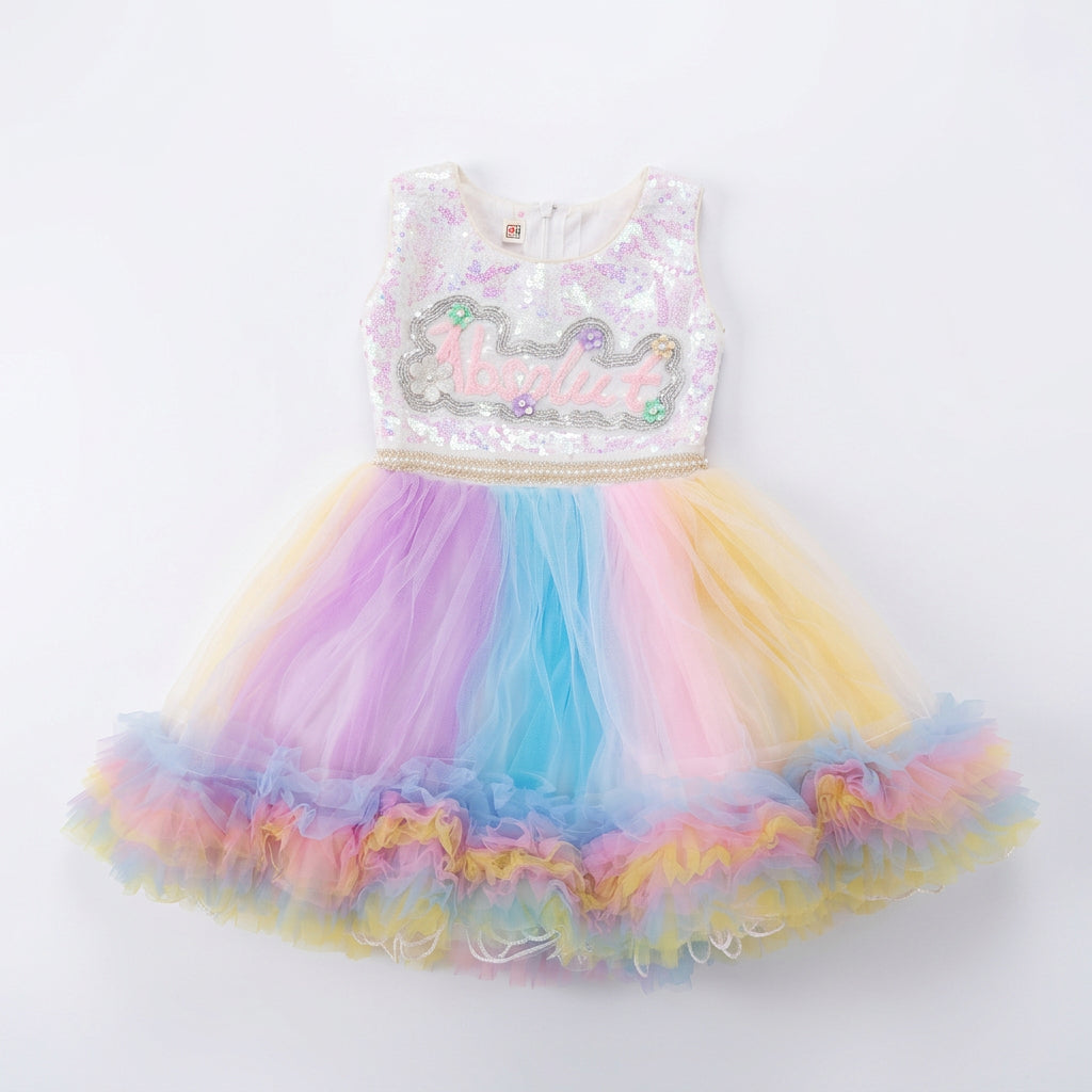 Fancy Girls Frock - 08, ফ্যান্সি গার্লস ফ্রক - ০৮